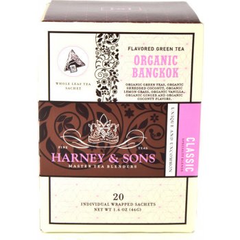 Harney & Sons organic Bangkok 20 x hedvábný pyramidový sáček