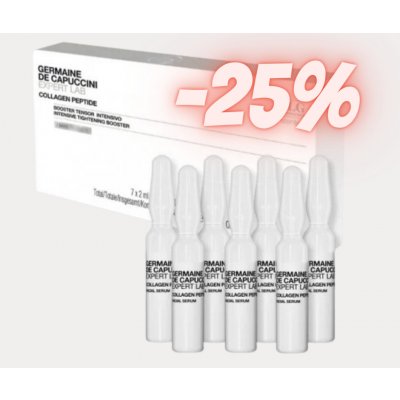 Germaine de Capuccini Expert Lab - COLLAGEN PEPTIDE zhutňující ampule pro zvýšení pevnosti a pružnosti pokožky 7x2 ml – Zbozi.Blesk.cz