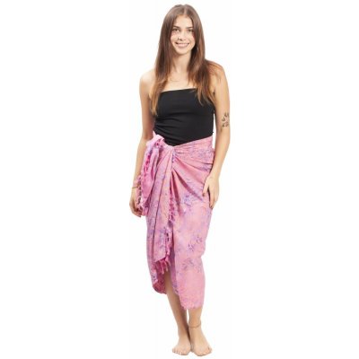 Sarong BALI BATIK růžový XII. – Zboží Mobilmania