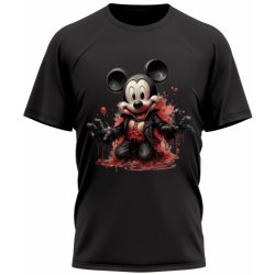 Malfini Pánské Tričko Mickey Mouse Horror Bílá