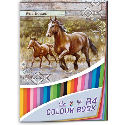 ARGUS Barevný papír A4 Wild horses 17030414 – Zboží Dáma