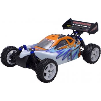 Himoto RC auto buggy Z-3 elektro RTR set 2,4 GHz Brushless LCD modrá 1:10