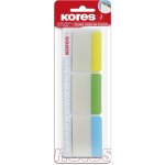 Samolepící záložky Kores 37x50mm, na pravítku, rozřaďovač – Hledejceny.cz