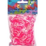 RAINBOW LOOM Original gumičky 300 kusov ružovo biele – Zboží Dáma