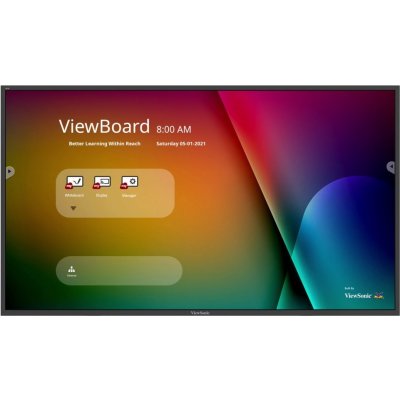 ViewSonic Flat Touch Display IFP4320/ 43"/ UHD / 16/7 /350cd / Android 3-16/ HDMI/ VGA/ DP/ DVI/ USB-C, IFP4320