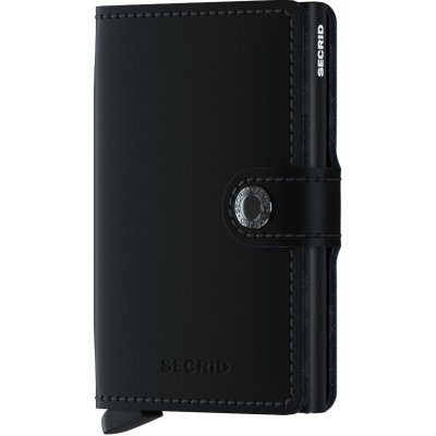 Secrid kožené pouzdro na karty Miniwallet Matte black černé