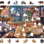 WOODEN CITY Dřevěné Útulná chata 2v1 EKO 505 dílků – Sleviste.cz