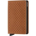 Secrid SLIMWALLET PERFORATED Cognac – Zboží Mobilmania