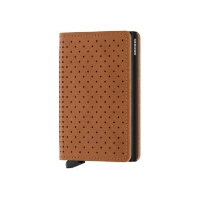 Secrid SLIMWALLET PERFORATED Cognac – Zboží Mobilmania