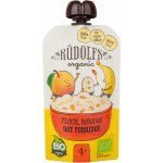 Rūdolfs BIO kapsička Broskev banán a celozrnná ovesná kaše 110 g – Zboží Dáma