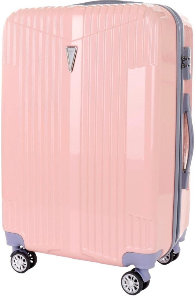 T-class cestovní kufr TPL-5001 L TSA zámek rozšiřitelné růžová 65 x 42 x  26cm od 1 399 Kč - Heureka.cz