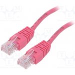 Gembird PP12-2M/RO Patch RJ45, cat. 5e, UTP, 2m, růžový – Zboží Živě