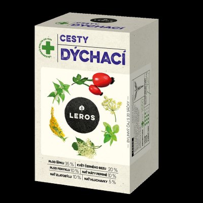 Leros Cesty dýchací 20 x 1,5 g – Hledejceny.cz