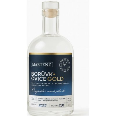 Martenz Borůvkovice GOLD 45% 0,5 l (holá láhev) – Sleviste.cz