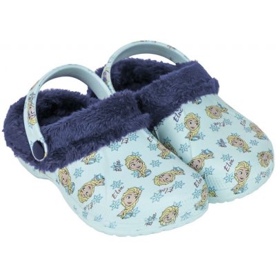 Cerdá Pantofle gumové s páskem Frozen světle modré – Sleviste.cz
