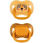 Canpol babies set symetrických silikon dudlíků BabiesBoo 2ks oranžová – Zboží Dáma