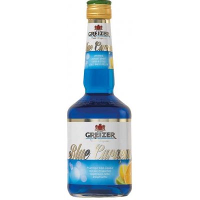 Greizer Blue Curacao 21% 0,5 l (holá láhev) – Zboží Dáma