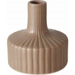 Boltze Pruhovaná váza LIBELLY, 11 cm, nude barva – Hledejceny.cz