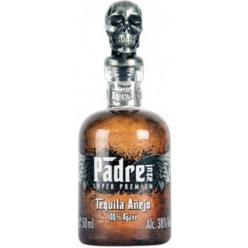 Tradition Mexico Tequila Padre Azul Anejo 38% 0,05 l (holá láhev)