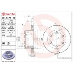 Brzdový kotouč BREMBO 09.8475.10