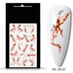 BIO nails vodolepka 30127 mramor se stříbrným glitrem – Zboží Mobilmania