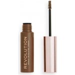 Makeup Revolution Brow Fixer gel na obočí Medium Brown 6 ml – Sleviste.cz