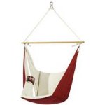 Hamaka závěsné křeslo Butterfly červená / bílá – Sleviste.cz
