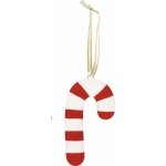 Vánoční porcelánová ozdoba perníky Christmas Decorations 1ks Easy Life Cukrová hůlka – Hledejceny.cz