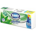 Sindy Papírové kapesníčky aloe vera 3-vrstvé 10 x 10 ks – Zboží Dáma
