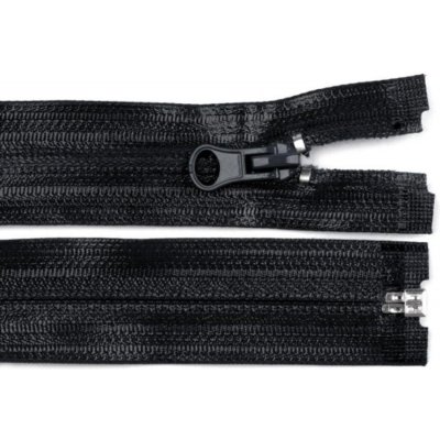 Voděodolný zip šíře 7 mm délka 75 cm spirálový - 312 šedá tmavá – Zboží Mobilmania