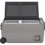 vidaXL Chladicí box s kolečky a adaptérem černý a šedý 50 l PP a PE [3154639] – Sleviste.cz