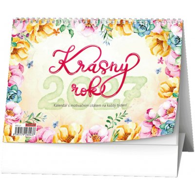 stolní Krásný rok 21cm x 15cm BSI5-27 2027 – Zboží Mobilmania