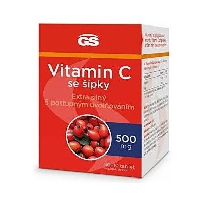 GS Vitamin C 500mg se šípky 60 tablet