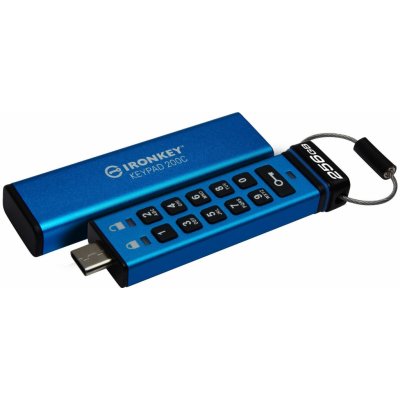Kingston IronKey Keypad 200C 8GB IKKP200C/8GB – Zboží Mobilmania