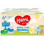 Hami Mlíčko s kaší s příchutí vanilky 4 x 250ml – Zboží Dáma