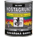 Barvy A Laky Hostivař Hostagrund 2v1 S2160 základní i vrchní barva na kov, 0950 kovářská černá, 375 ml – Sleviste.cz