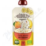 Rūdolfs BIO kapsička Broskev banán a celozrnná ovesná kaše 110 g – Zboží Dáma