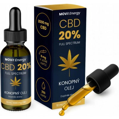 Movit Energy CBD 20% Full Spectrum konopný olej olej s CBD 10 ml – Sleviste.cz