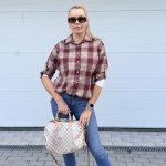 Made in Italy Burgundy červená karovaná košile WESTERN – Hledejceny.cz