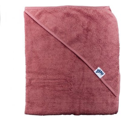 Kikko BIO bavlněná froté osuška s kapucí XKKO Organic 90x90 Mesa Rose – Hledejceny.cz
