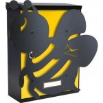 Alubox MIA box Bee Y - poštovní schránka s výměnným krytem a jmenovkou, včela – Hledejceny.cz