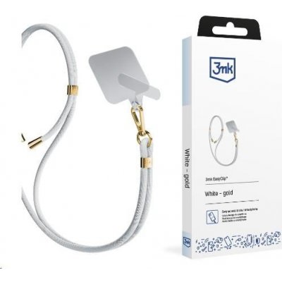 3mk EasyClip univerzální šňůrka pro telefony se zadním krytem bílá – Zboží Živě
