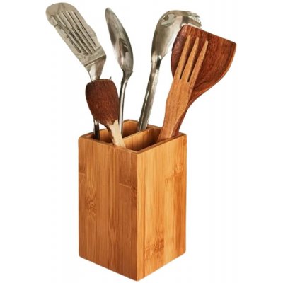 5five Simply Smart Kuchyňský stojan na příbory, bambusový, 10 x 10 x 15 cm – Zboží Dáma