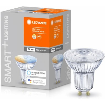 LEDVANCE Smart+ WIFI LED světelný zdroj, 4,9 W, 350 lm, teplá studená bílá, GU10 – Zboží Živě