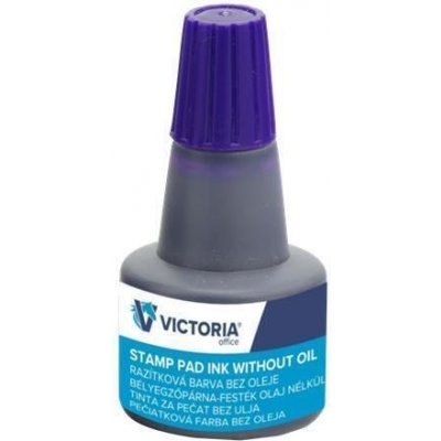 Victoria office Razítková barva modrá 30 ml – Hledejceny.cz