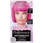 L'Oréal Paris Préférence Meta Vivids semipermanentní barva na vlasy 7.222 Meta Pink 75 ml – Zboží Dáma