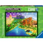 Ravensburger Minecraft Svět Minecraftu 1500 dílků – Zboží Dáma