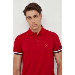 Tommy Hilfiger bavlněné polo tričko MW0MW31549 červená – Zbozi.Blesk.cz