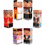 Bino skládací kostičky Rodina – Zboží Mobilmania