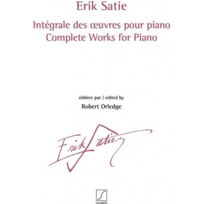 Erik Satie Complete Works For Piano vol. 1-3 noty na klavír